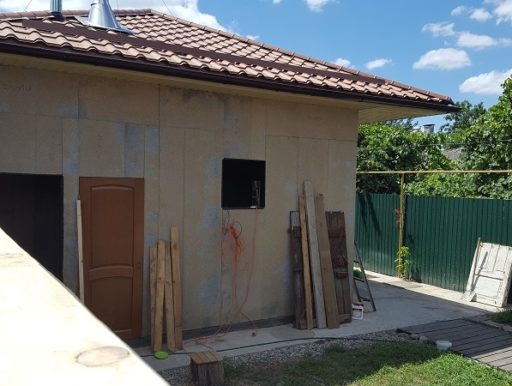 13.07.17 Пристройка из СИП панелей к кирпичному дому