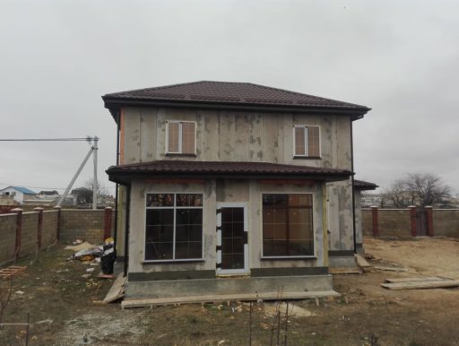 Дом из СИП панелей в Евпатории построен