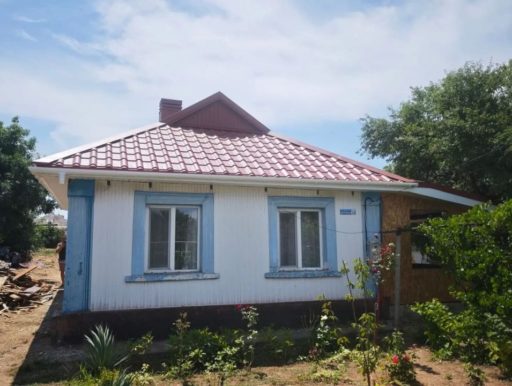 Замена кровли и пристройка к дому. Крым, с. Береговое