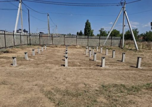 Бетонные забивные сваи. Свайное поле для Каркасного дома в Крыму и Севастополе